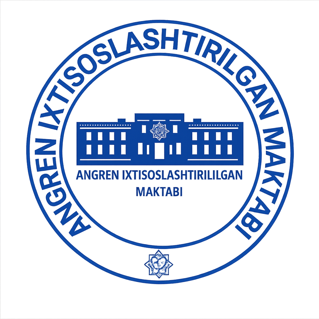 Angren Ixtisoslashtirilgan Maktabi Logo